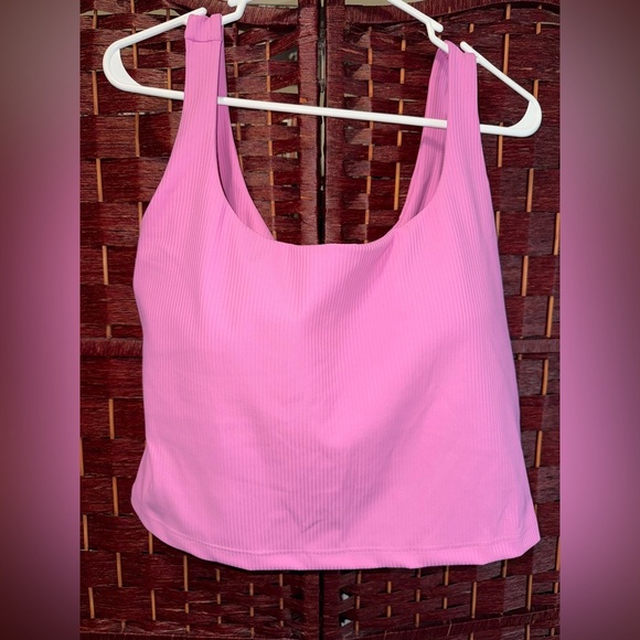 Fabletics NWT Pink Twist Rib Tank Size 1X / XXL - Picture 4 of 5